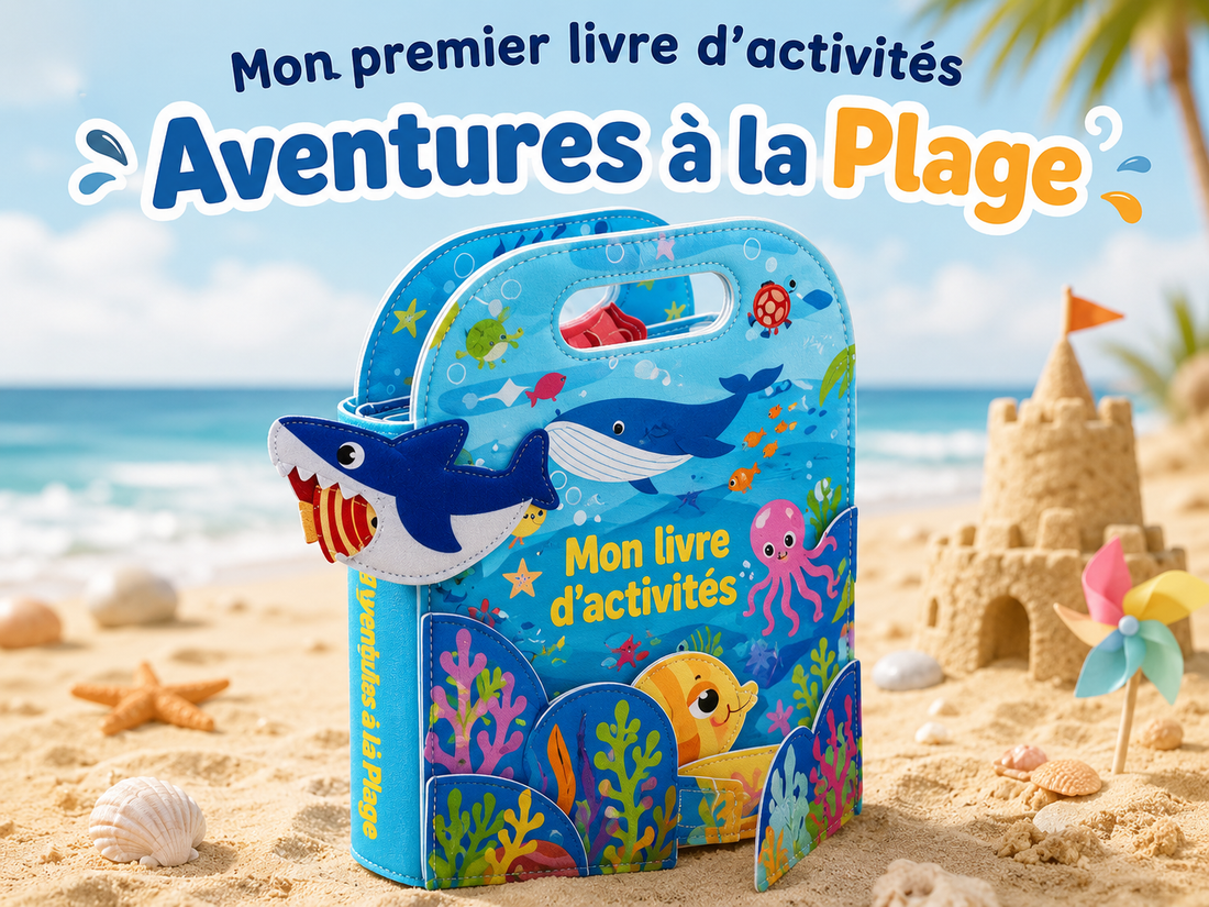 Busy Book Océan : découvrir les animaux marins en manipulant