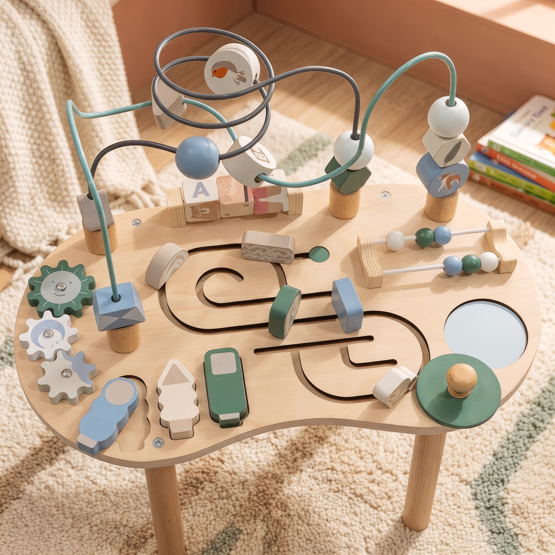 Comparaison de jouets en bois et en plastique pour enfant