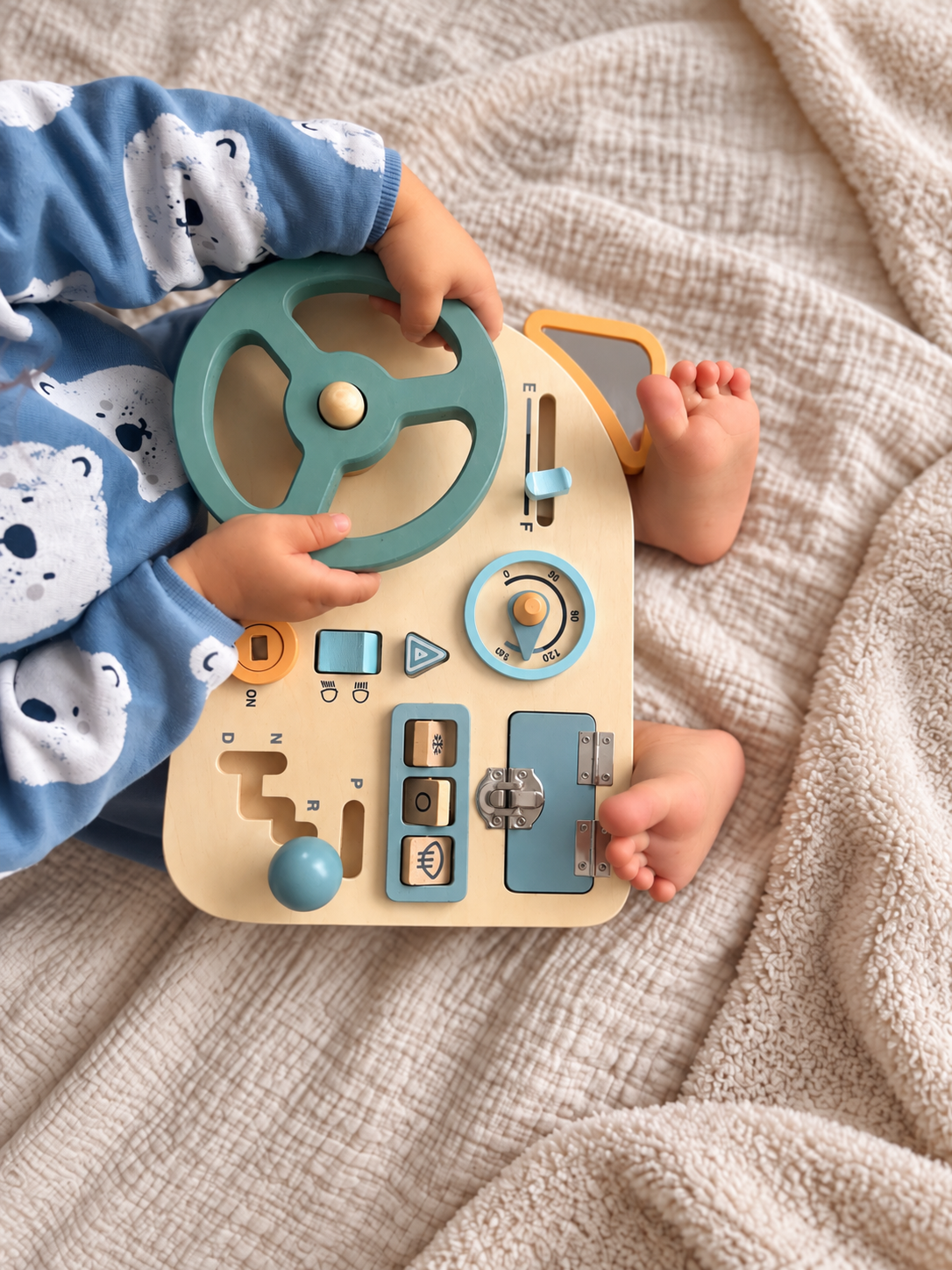 Volant interactif enfant – jeu d'imitation de conduite