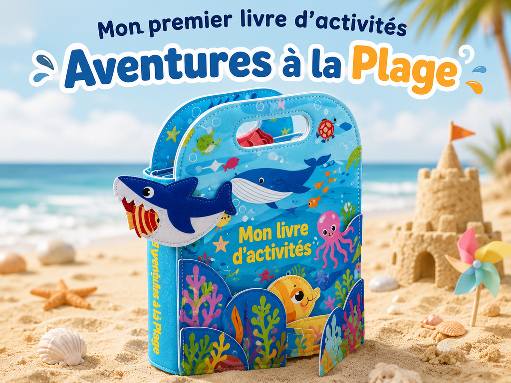 BusyBook Océan : livre d’activités en feutrine (Busyboard)