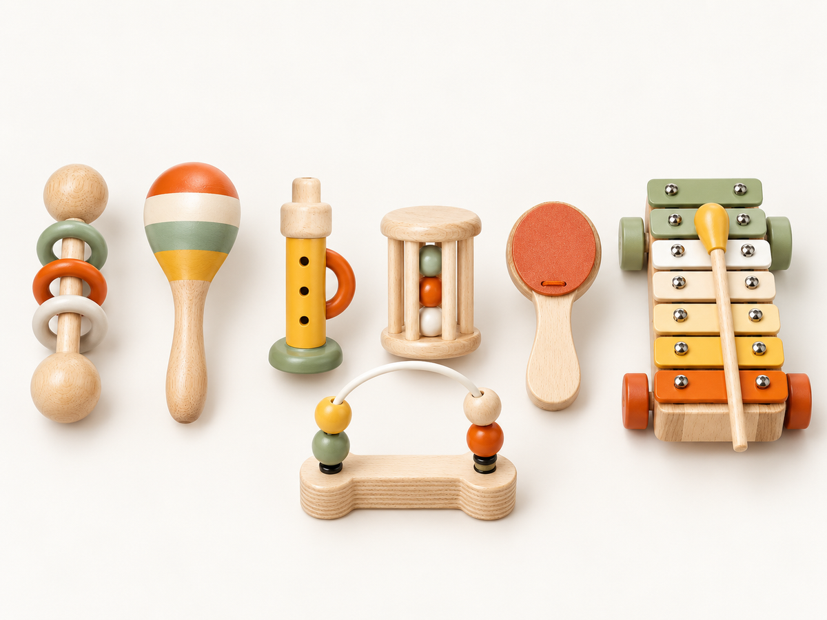Coffret musical 7 instruments – activité d’éveil sans écran