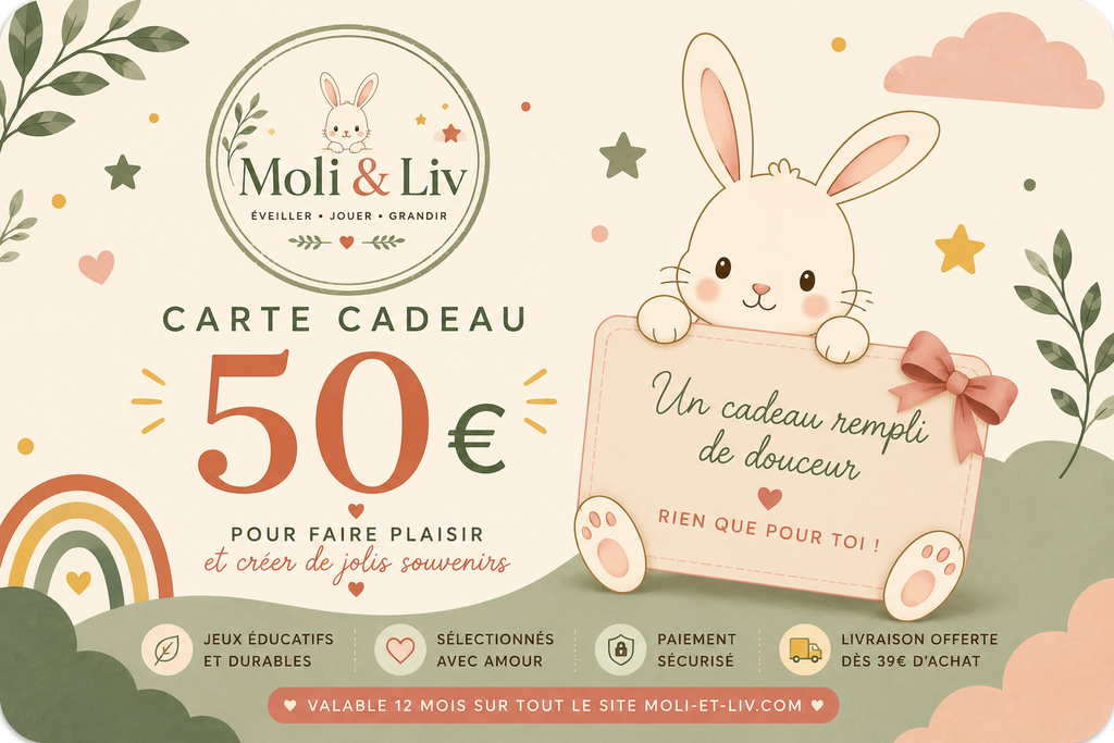 Offrir une carte cadeau Moli & Liv