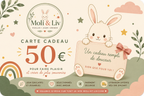 Offrir une carte cadeau Moli & Liv