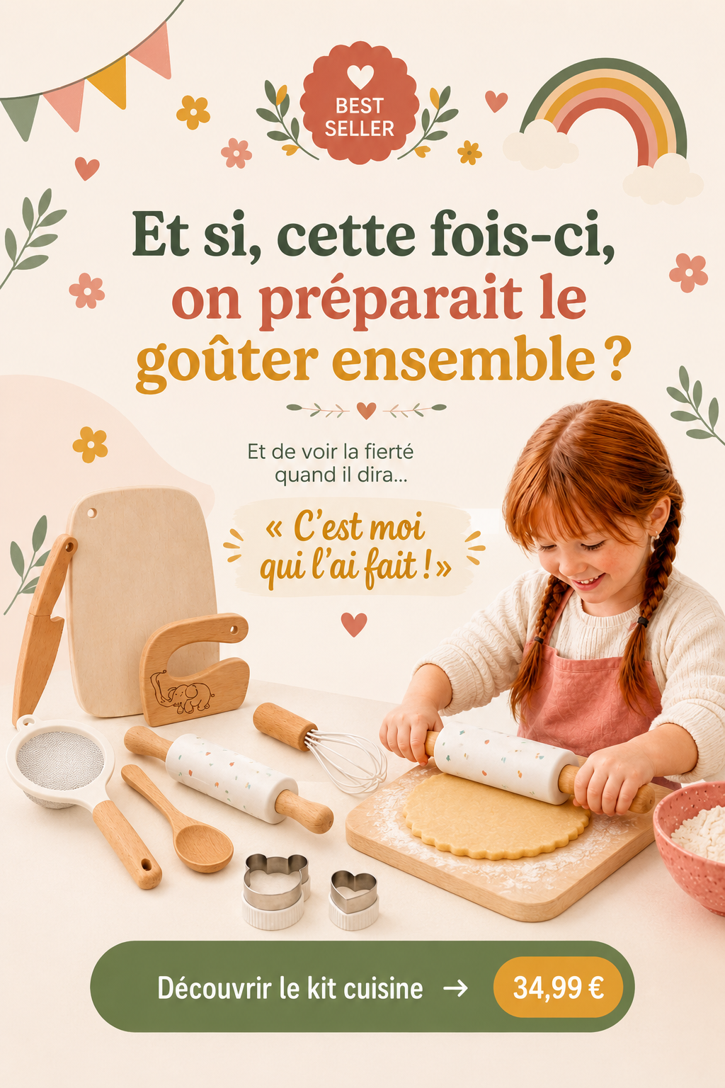 Best seller Moli & Liv — kit cuisine enfant